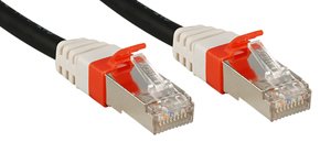 Lindy Network Cable CAT.6(A) Smp / S/FTP Pimf Black 0.50M 10G