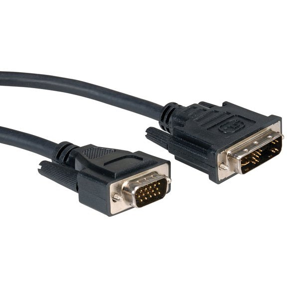 Roline DVI-VGA-cable DVI 12 + 5 St 5M