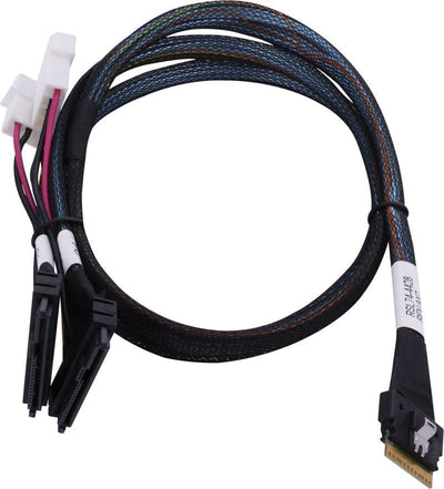 Microchip Technology 2305500-R Cable Serial Attached Scsi (sas) 0,8M Black Multicolour — image 1