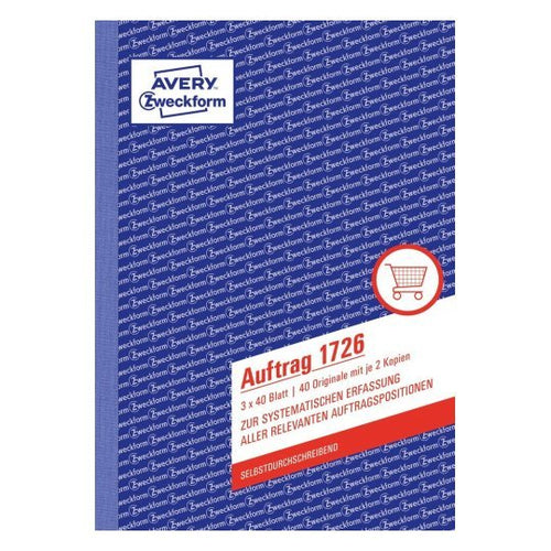 Avery Zweckform Bestellformular - 40 Hoja - A5 (148 X 210MM) — image 1