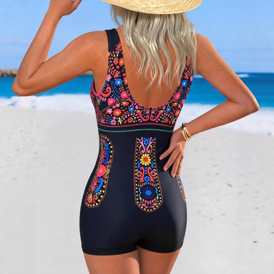 Tight-fitting Sleeveless Bikini Swimsuit