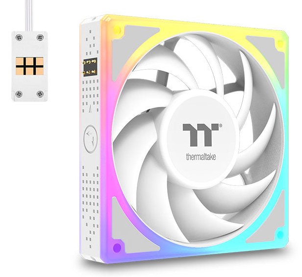 Thermaltake Fan PC Toughfan Ex 140 ARGB Sync White, Paquete Serie 3 Housing 140MM CL-F213-PL14SW-A