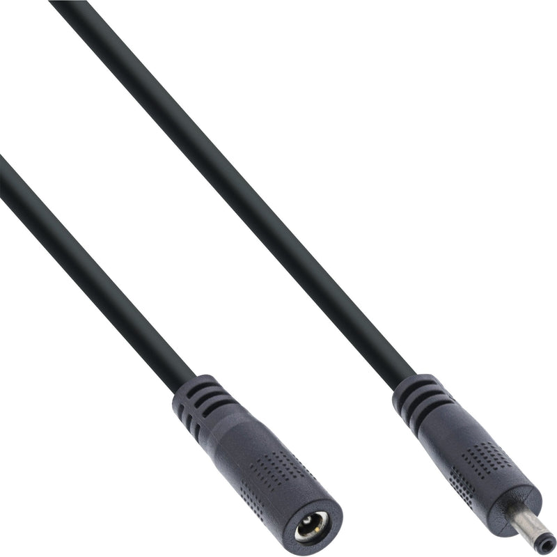 Inline Cable Extensión Cc , Plug Cc Male/Female 3,5X1,35MM, Awg 18, Black 3M