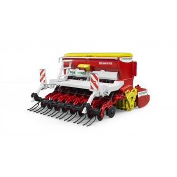 Bruder Pöttinger Vitasem 302ADD Sembradora With Grada Rotativa 02347