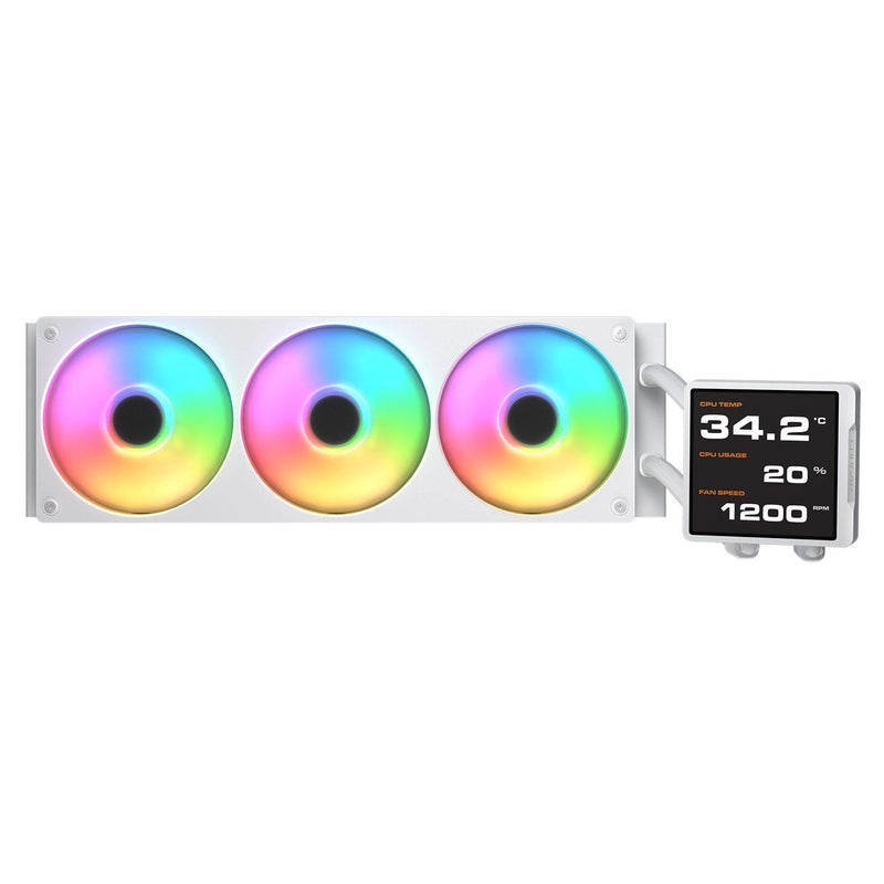 Cougar Refrigeracion Liquida CPU Poseidon Vimek Pro 360,ARGB, White CGR-PSDVPRGB-W-36