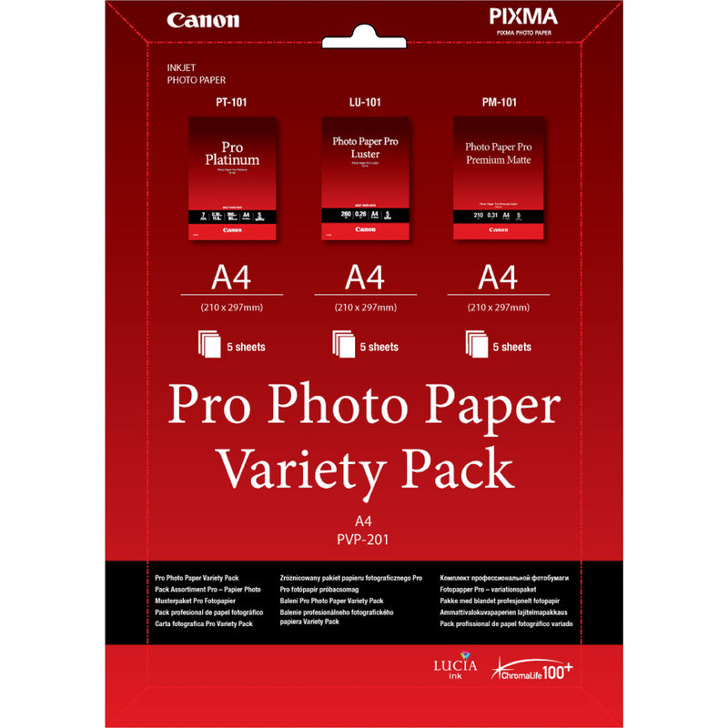 Canon Pack Paper PVP-201 A4 (PT-101/LU-101/PM-101)