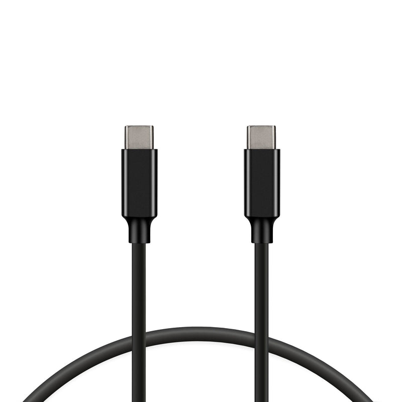 Ksix BXCUC03U Black Cable Charging And Datos USB-C a USB-C 100W 1M