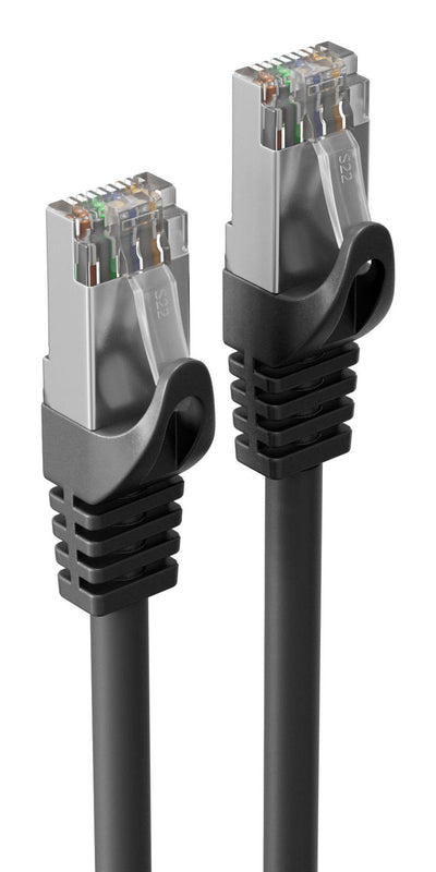 S-impuls Pur Network Cable CAT.7 S FTP Black 10,0M — image 1