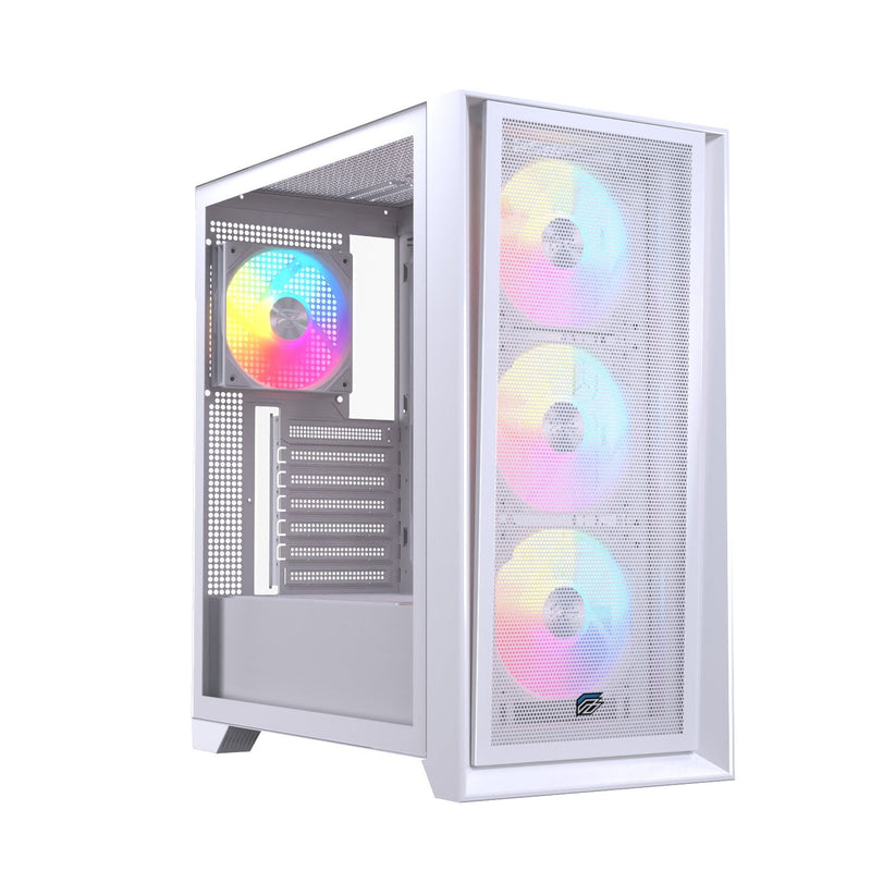 Einarex Box ATX Semitorre P600 RGB 4 Fans White EXCS-PL-600R-W