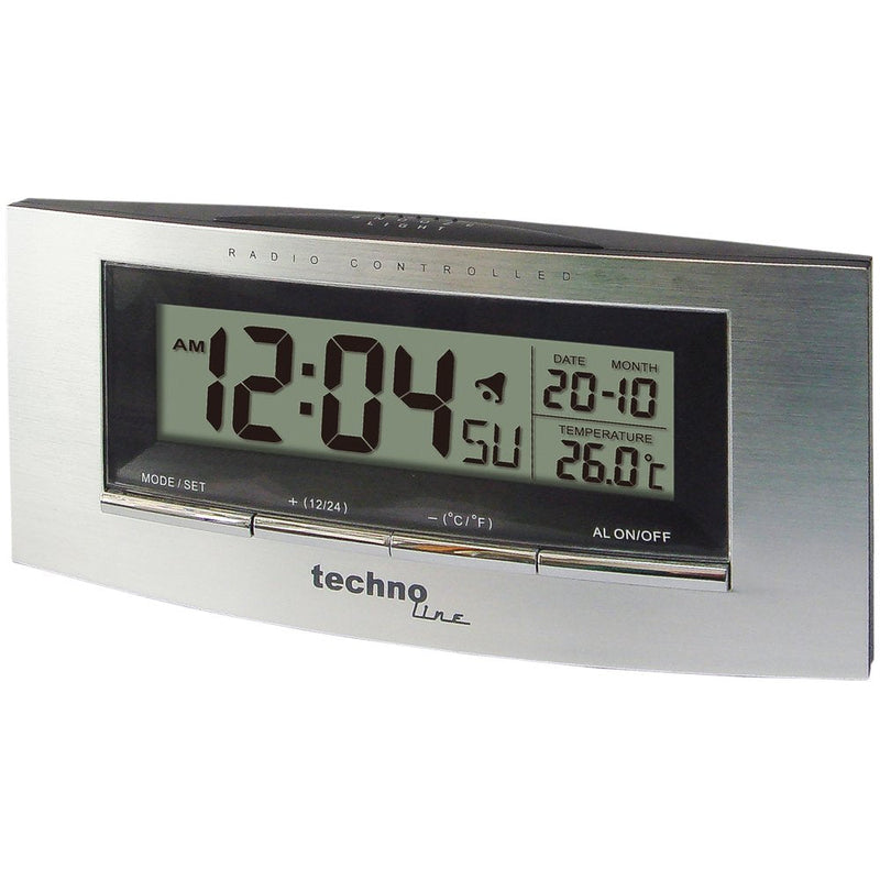 Technoline Wt 182 Despertador Watch Despertador Digital Silver