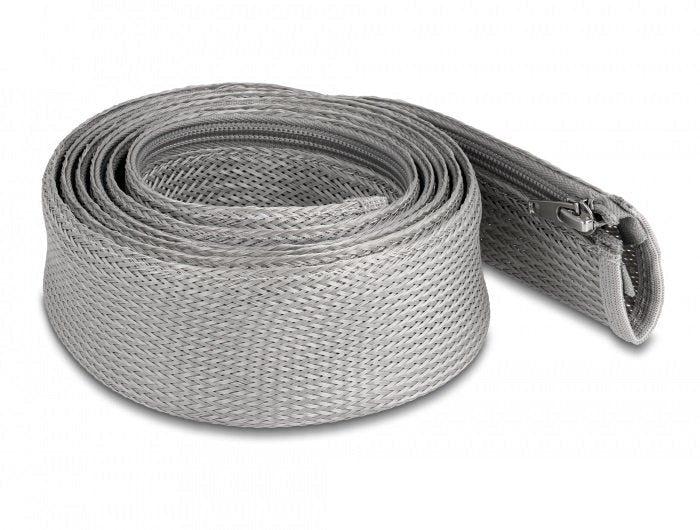 Delock Manga Trenzada With Zip Durable Calor 2M X 50MM Grey