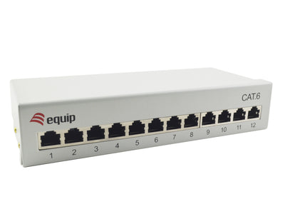 Equip Patchpanel 12x RJ45 CAT.6 Desktop Grey — image 1
