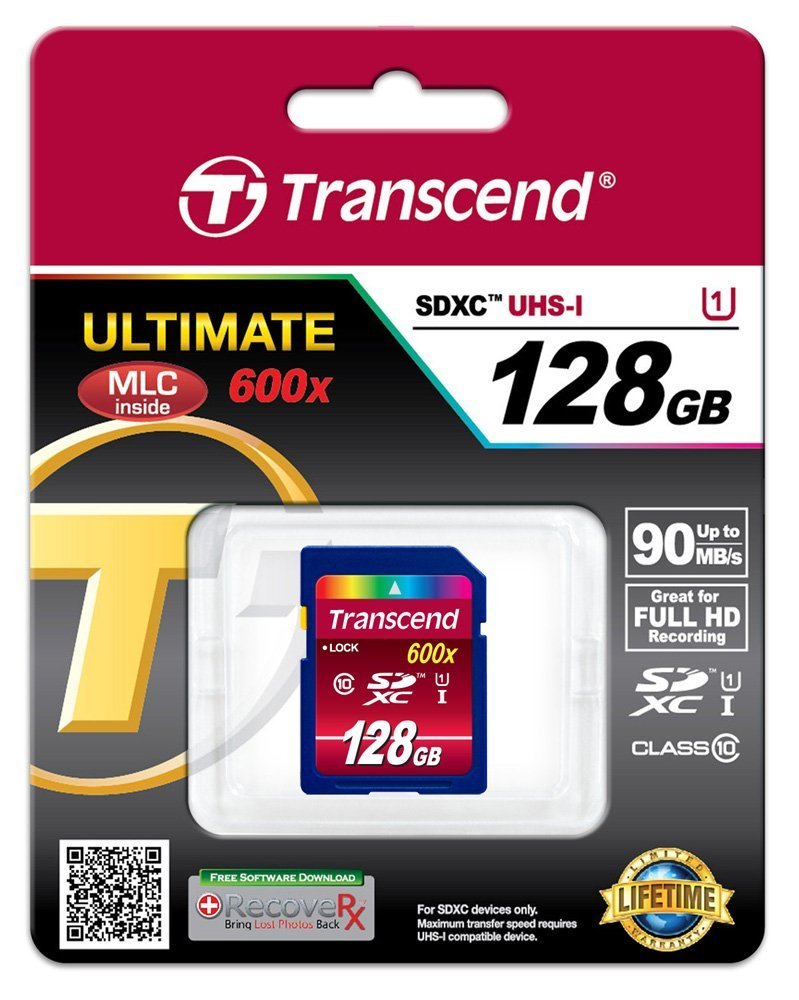 Transcend TS128GSDXC10U1 Memoria Flash 128GB Sdxc Clase 10 Uhs