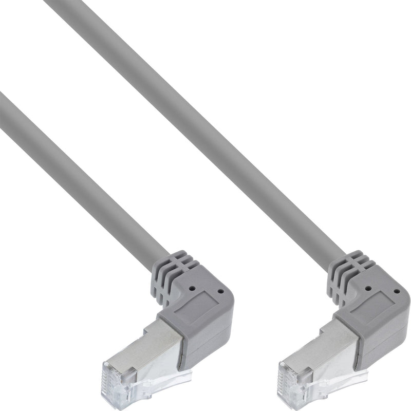 Inline® Patchkabel 2-SEITIG Unten Gewinkelt, S/FTP, CAT.6, 250MHZ, Pvc, 2,90M