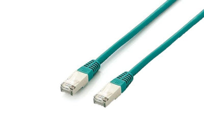 Equip Network Cable CAT.6A S/FTP 2x RJ45 20.00M Green Lszh Polybeutel — image 1