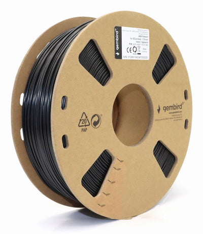 Gembird Handle Filament Black 1.75MM 1KG — image 1