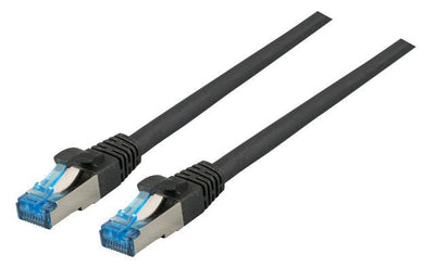 Efb RJ45 Network Cable S FTP CAT.6A Superflex Lszh Black Laenge 1M 10GBIT 500MHZ 100 Prozent Kupfer With CAT.7 — image 1