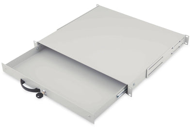 Digitus Drawer 1U 483MM Grey With Lock — image 1