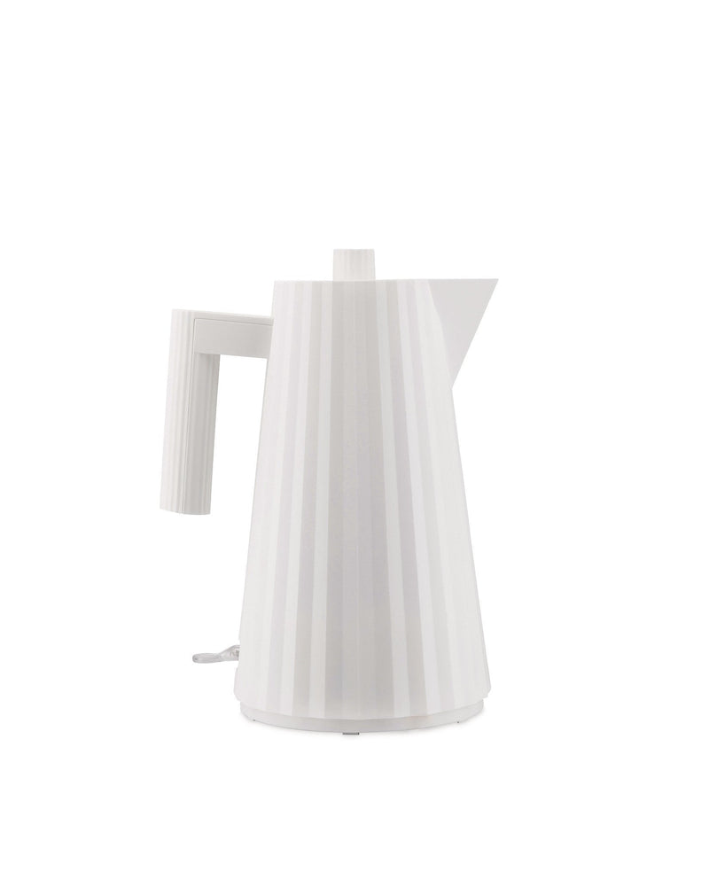 Alessi MDL06/1W Plissè Kettle Eléctrico Apagado, 100 Cl, Blanco