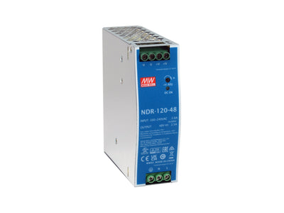 Levelone Industrial Power Supply 48VDC/120W+CARRIL Din Silver — image 1