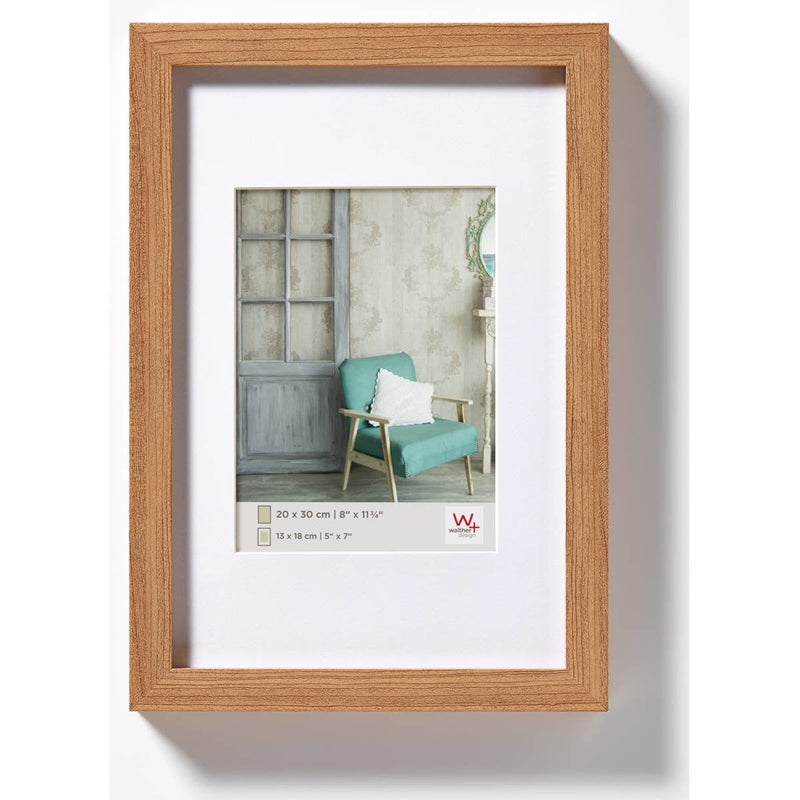 Walther Design EA040P Frame Wood Expositor Pie Retroiluminado