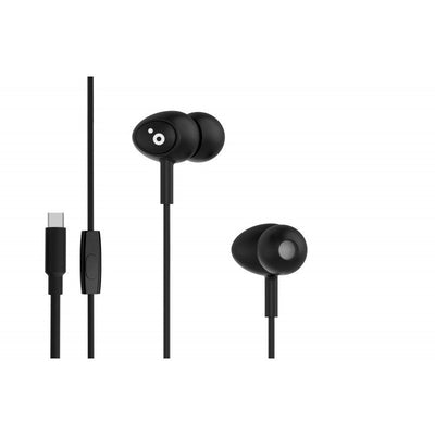 Sunstech Headphones Intrauditivos Beatc With Microphone USB Type-c Black — image 1
