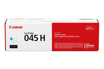 Canon Genuine Toner 045H Cyan 1245C002 2200PAG LBP611/613 — image 1