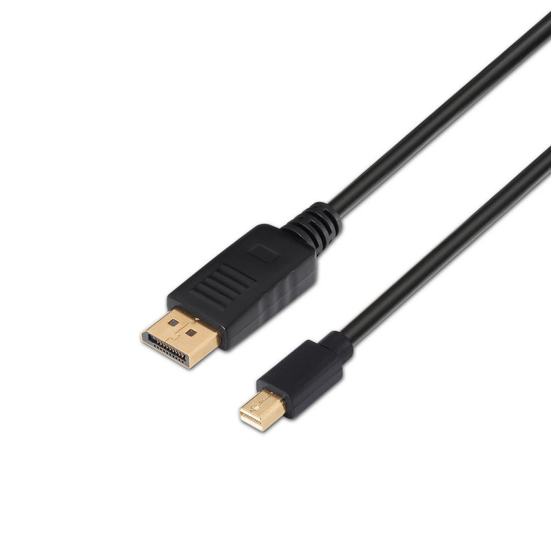 Aisens Cable Mini DP a DisplayPort V1.2 4K@60HZ - Mdp/M-dp/M - 3M - 4K - Black