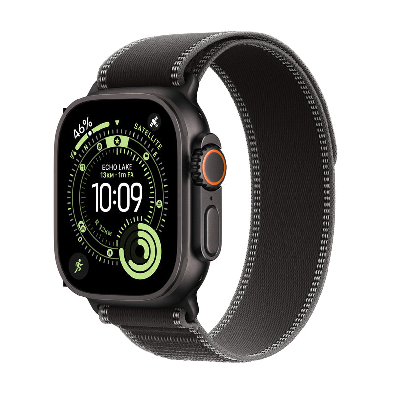 Apple Watch Ultra 3 GPS Cellular 49MM Box Titanio Black Strap Trail Loop Black S M