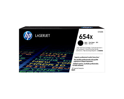 HP Genuine Toner 654X CF330X Black Laserjet Enterprise M651 — image 1