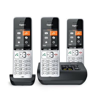 Gigaset Comfort 500A Trio Silver Black Phone — image 1