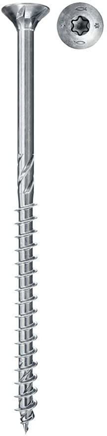 Fischer 50 Screws Aglomerado Power-fast Ii 6.0X300 Cabeza Avellanada 670475