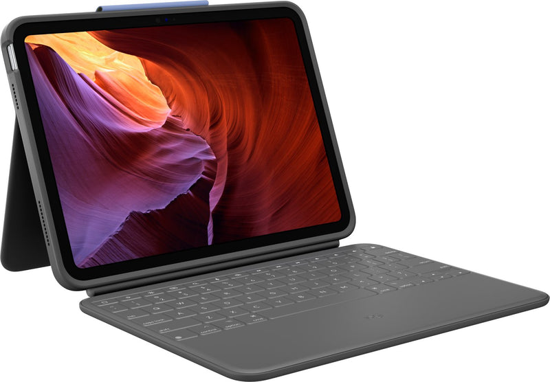 Logitech Rugged Folio Box Of Keyboard And Folio Apple Smart Connector Azerty French Graphite Apple 10.2-INCH I