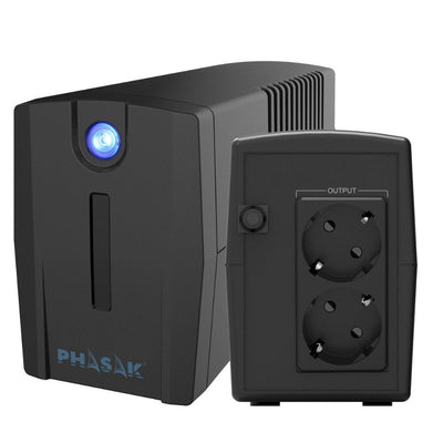 Phasak UPS Line Interactive Ottima 860VA Interactive 860VA-480W 2 Salidas Formato Tower — image 1