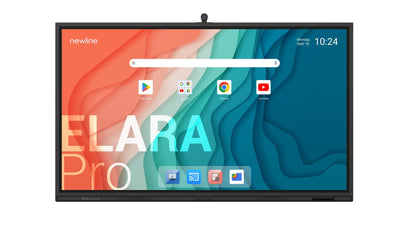 Newline Elara Pro Whiteboard White Interactive 190,5CM (75) 3840 X 2160 Pixels Screen Touchscreen Black — image 1