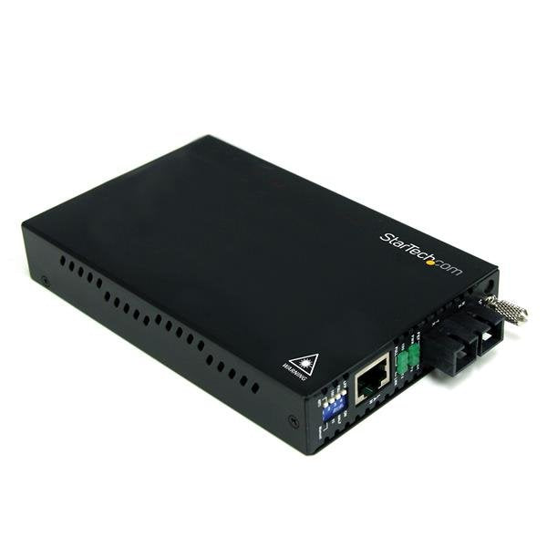 StarTech.com Converter Medios Gigabit Ethernet a Fibre Optic Monomodo Sc 1x RJ45 Female 30KM Converter Stands