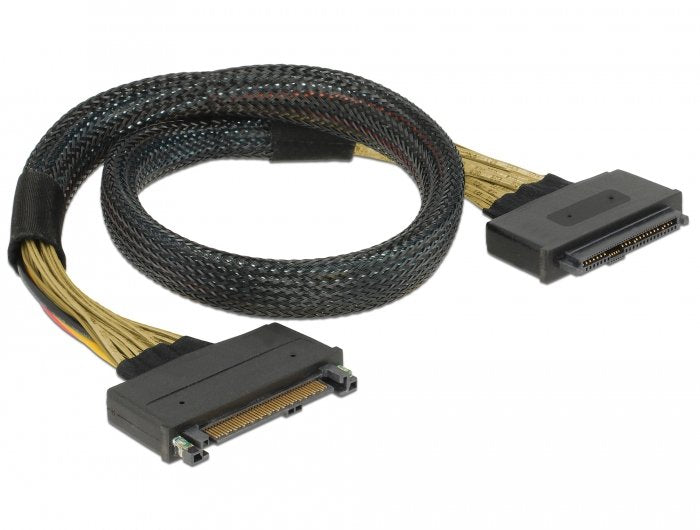 Delock Alargador U.2 SFF-8639 Male U.2 SFF-8639 Female 0,5M