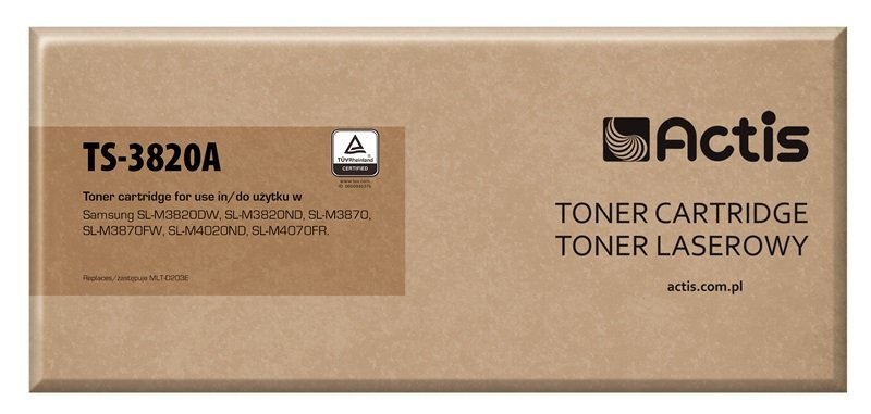 Actis Cartridge Toner TS-3820A Spare Part Samsung MLT-D203E Supreme 10000 Páginas Black