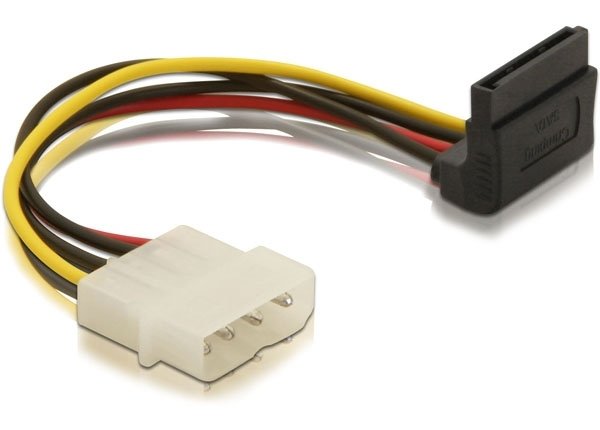 Delock Cable Power SATA HDD 4 Pin Male Angular