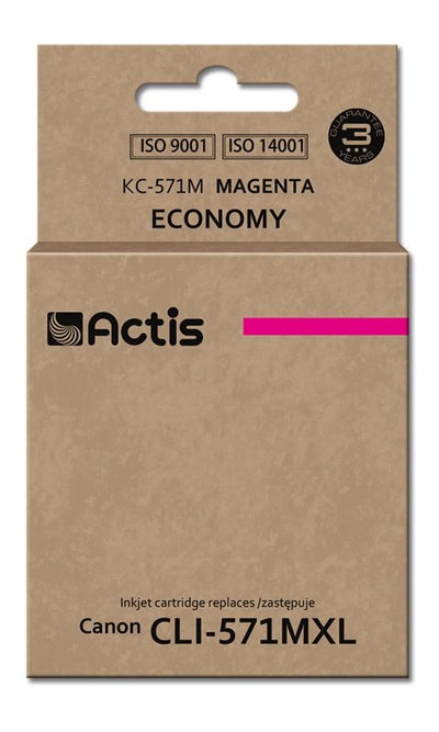 Actis Ink KC-571M (reemplazo Canon CLI-571M - Standard - 12ML - Magenta — image 1