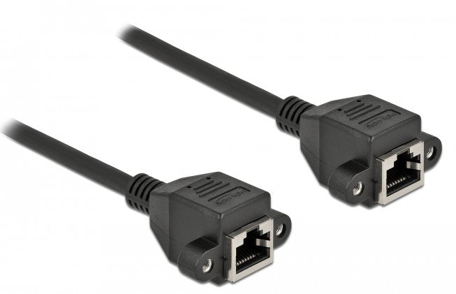Delock Cable 87012 Network Black 5M CAT.6A S/FTP (s-STP)