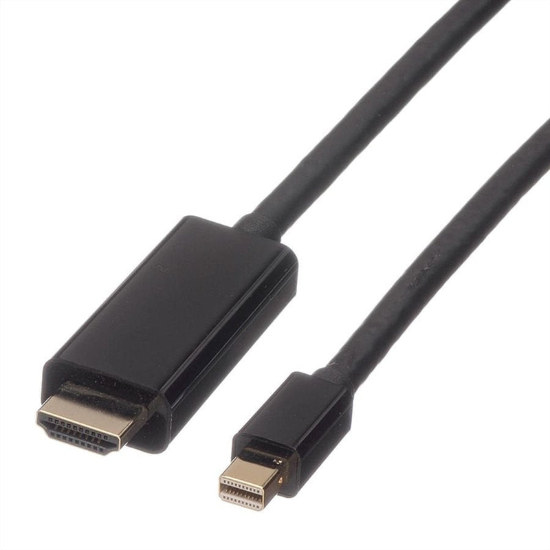 Roline Mini DisplayPort Cable Mini Dp-uhdtv, St St, Black 3M