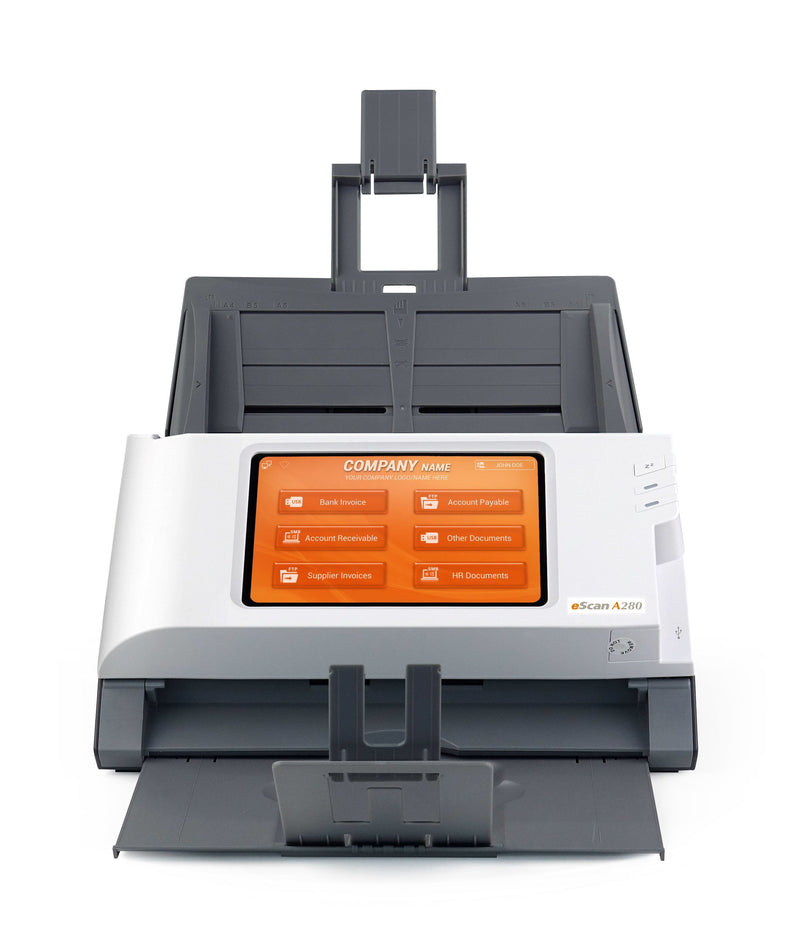Plustek Escan A280 Enterprise 600 X 600 DPI Scanner With Alimentador Automatic Documentos (adf) Black White A4