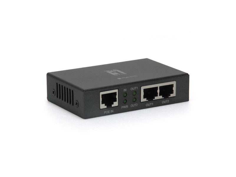 Level One PoE Extender POR-0103 2 Ports PoE + Extiende 100M
