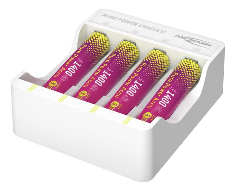 Ansmann Charger Purepower Set Aaa Incl. 4X Aaa 1500MAH Battery