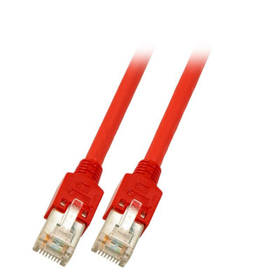 Efb RJ45 Network Cable CAT.5E Sf UTP Lszh Draka UC300 TM11 Crossed Red 1M — image 1