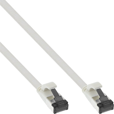 Inline Network Cable Flat , U/FTP, CAT.8.1, Tpe Libre Halógenos, White 0,25M — image 1
