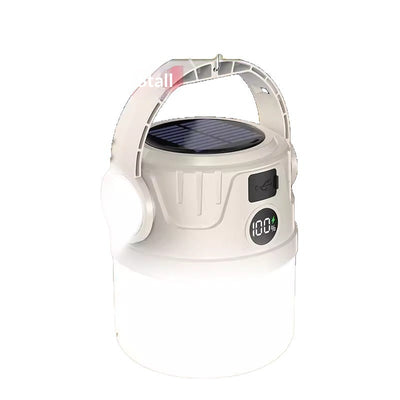 Outdoor Ultra-long-lasting Camping Tent Stall Lighting Solar-powered Lamp With Charging Capability