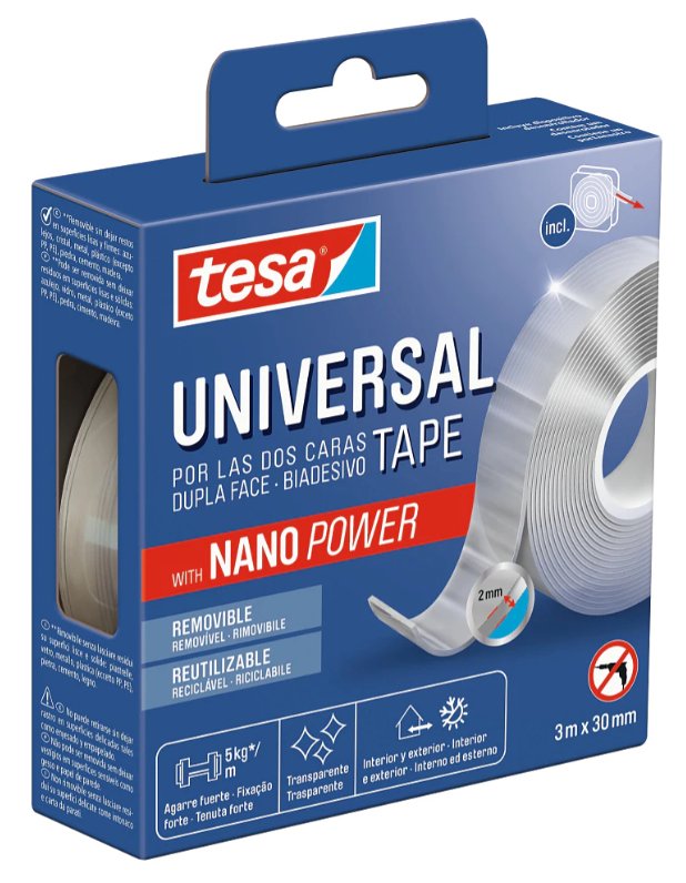 Tape Double Cara Universal Transparent 3M X 30MM