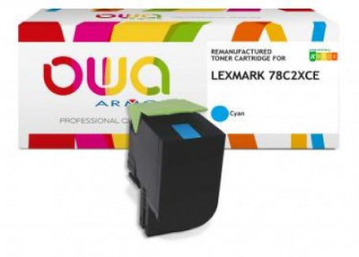 Owa Toner Compatible Lexmark 78C2XC0 Cyan (5.000 S.) — image 1